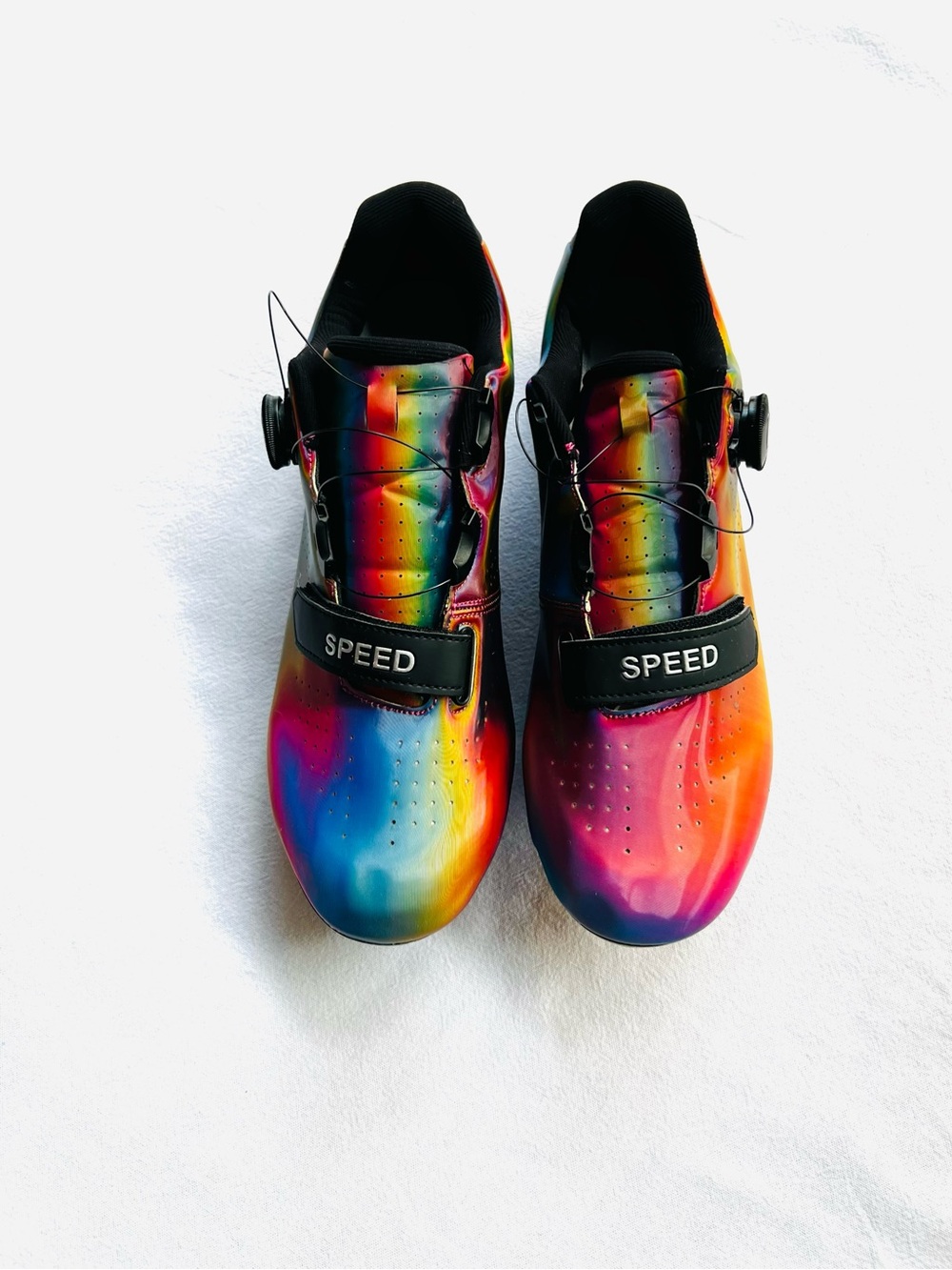 SPEED Rainbow Cycling Shoes EU 46 Road Bike Shoes Unisex